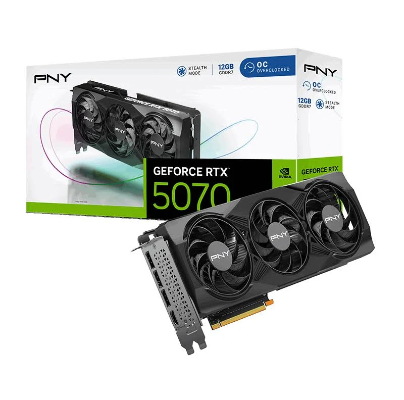 PNY GeForce RTX 5070 OC NVIDIA 12 GB GDDR7
