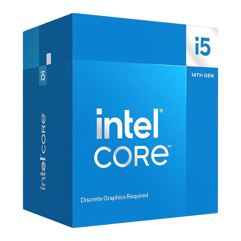Intel Core i5-14400F 10C 16T 2.5GHz 4.7GHz Turbo 20MB Cache DDR4 DDR5 PCIe 5.0 65W TDP Cooler Included