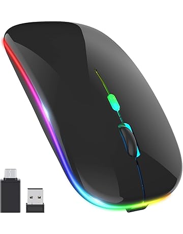 ماوس ضوئي لاسلكي عمودي مريح 2.4