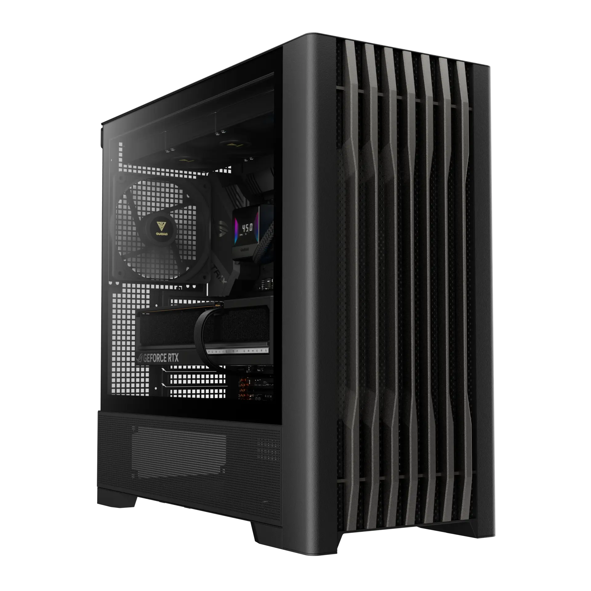 GAMDIAS ATHENA P3 BLACK Mid-Tower Gaming Case