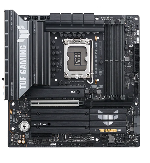 ASUS TUF Gaming B860M-PLUS WiFi B860 LGA 1851 mATX Motherboard, Intel Core Ultra Series 2 Ready, AI